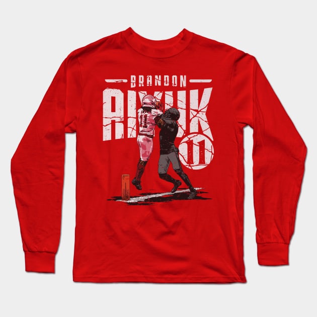 Brandon Aiyuk San Francisco Pylon Long Sleeve T-Shirt by ClarityMacaws